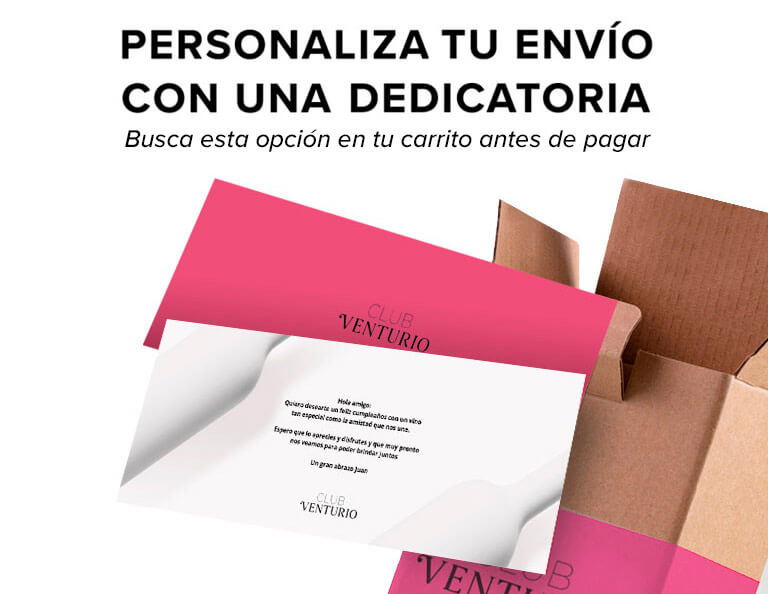 Personaliza tu envío con una dedicatoria