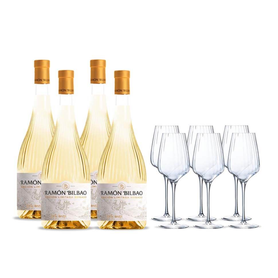 PACK BRINDIS AL AMANECER CON ROSADO